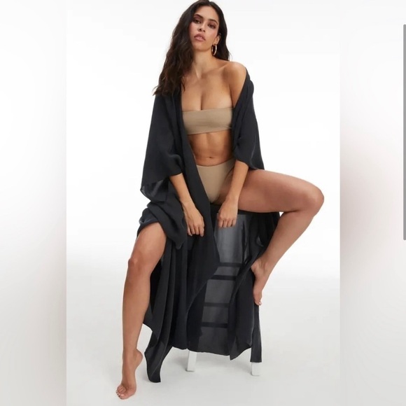 Good American Swim Rib Better Bikini Cheeky NWT in Latte GA Size 2/ Size Medium - Picture 9 of 10